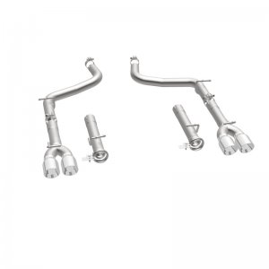 Dodge Challenger R/T Performance Exhaust - Rear - Magnaflow - MagnaFlow Axle-Back 19210, Quad Split Rear, Race Series - `15-`16