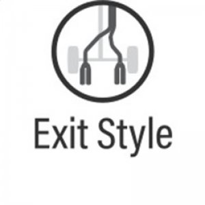 Dodge Challenger R/T Performance Exhaust - Rear - Magnaflow - MagnaFlow Axle-Back 19210, Quad Split Rear, Race Series - `15-`16