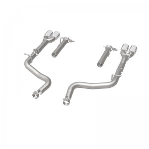 Dodge Challenger R/T Performance Exhaust - Rear - Magnaflow - MagnaFlow Axle-Back 19210, Quad Split Rear, Race Series - `15-`16