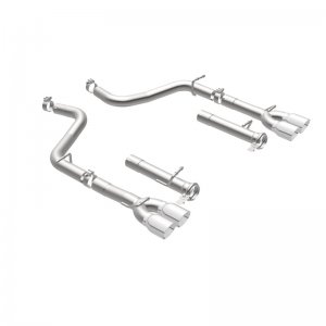 Dodge Challenger R/T Performance Exhaust - Rear - Magnaflow - MagnaFlow Axle-Back 19210, Quad Split Rear, Race Series - `15-`16