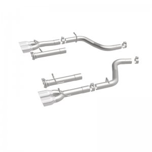 Dodge Challenger R/T Performance Exhaust - Rear - Magnaflow - MagnaFlow Axle-Back 19210, Quad Split Rear, Race Series - `15-`16