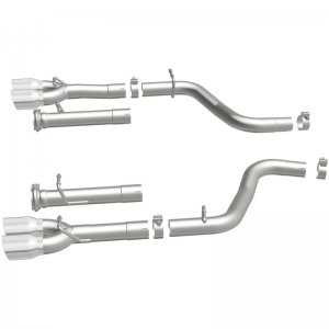 Dodge Challenger R/T Performance Exhaust - Rear - Magnaflow - MagnaFlow Axle-Back 19210, Quad Split Rear, Race Series - `15-`16