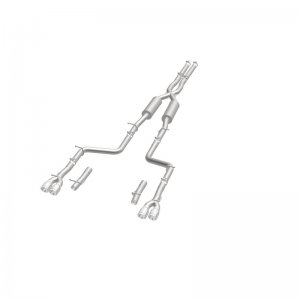 Dodge Challenger Performance Exhaust - Rear - Magnaflow - Cat Back, Quad Split, Competition Series - `15-`23