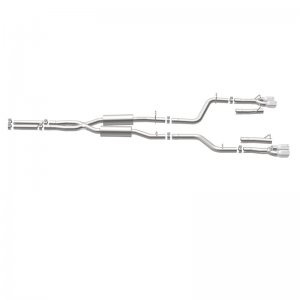 Dodge Challenger Performance Exhaust - Rear - Magnaflow - Cat Back, Quad Split, Competition Series - `15-`23