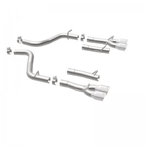 Dodge Challenger Performance Exhaust - Rear - Magnaflow - Race Series Axle-Back Quad Split 3.5in Tip - Polished - `15-`23
