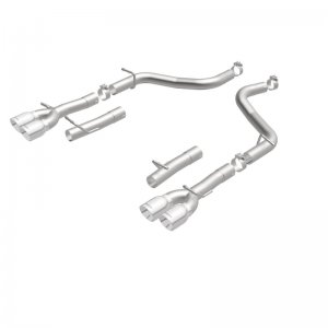 Dodge Challenger Performance Exhaust - Rear - Magnaflow - Race Series Axle-Back Quad Split 3.5in Tip - Polished - `15-`23