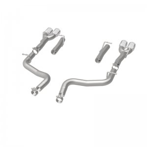 Dodge Challenger Performance Exhaust - Rear - Magnaflow - Race Series Axle-Back Quad Split 3.5in Tip - Polished - `15-`23