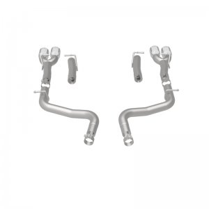 Dodge Challenger Performance Exhaust - Rear - Magnaflow - Race Series Axle-Back Quad Split 3.5in Tip - Polished - `15-`23