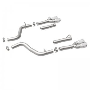 Dodge Challenger Performance Exhaust - Rear - Magnaflow - Race Series Axle-Back Quad Split 3.5in Tip - Polished - `15-`23