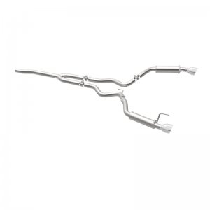 Ford Mustang Performance Exhaust - Dual Split Rear - Magnaflow - Competition Cat Back - Black - `15-`23