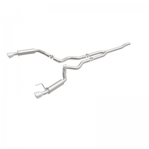 Ford Mustang Performance Exhaust - Dual Split Rear - Magnaflow - Competition Cat Back - Black - `15-`23