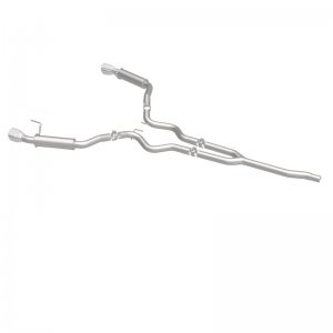 Ford Mustang Performance Exhaust - Dual Split Rear - Magnaflow - Competition Cat Back - Black - `15-`23