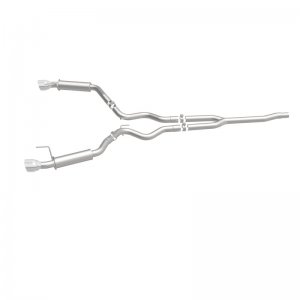 Ford Mustang Performance Exhaust - Dual Split Rear - Magnaflow - Competition Cat Back - Black - `15-`23