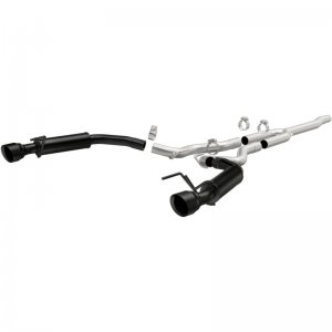 Ford Mustang Performance Exhaust - Dual Split Rear - Magnaflow - Competition Cat Back - Black - `15-`23