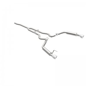 Ford Mustang Performance Exhaust - Dual Split Rear - Magnaflow - Competition Cat Back - Black - `15-`23