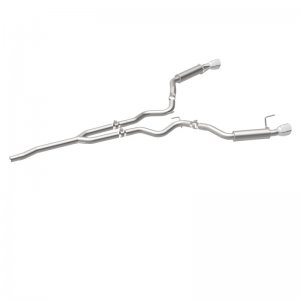 Ford Mustang Performance Exhaust - Dual Split Rear - Magnaflow - Competition Cat Back - Black - `15-`23