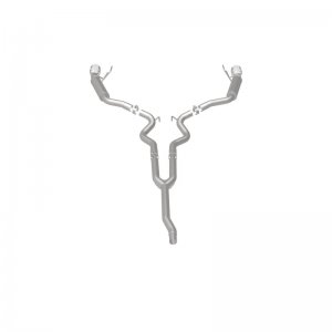 Ford Mustang Performance Exhaust - Dual Split Rear - Magnaflow - Competition Cat Back - Black - `15-`23