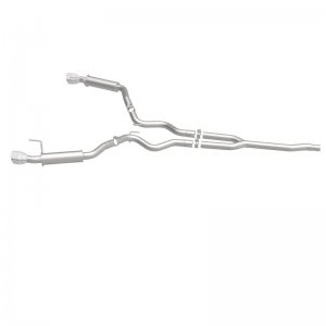 Ford Mustang Performance Exhaust - Dual Split Rear - Magnaflow - Competition Cat Back - Black - `15-`23