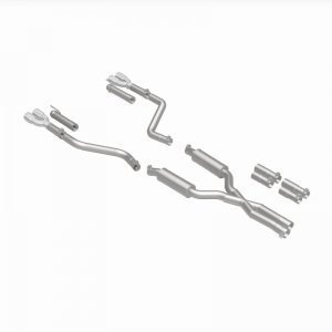 Dodge Challenger Performance Exhaust - Rear - Magnaflow - Cat Back, Quad Tips - Polished - `15-`23