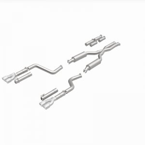 Dodge Challenger Performance Exhaust - Rear - Magnaflow - Cat Back, Quad Tips - Polished - `15-`23
