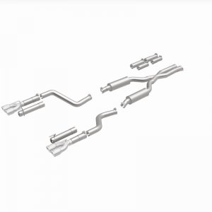 Dodge Challenger Performance Exhaust - Rear - Magnaflow - Cat Back, Quad Tips - Polished - `15-`23