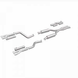 Dodge Challenger Performance Exhaust - Rear - Magnaflow - Cat Back, Quad Tips - Polished - `15-`23