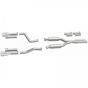 Dodge Challenger Performance Exhaust - Rear - Magnaflow - Cat Back, Quad Tips - Polished - `15-`23