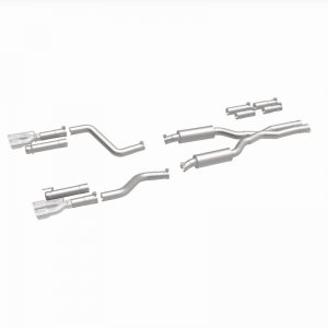 Dodge Challenger Performance Exhaust - Rear - Magnaflow - Cat Back, Quad Tips - Polished - `15-`23