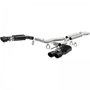 Ford Mustang Performance Exhaust - Rear - Magnaflow - Cat Back, Competition, Dual Exit - Black - `18-`23