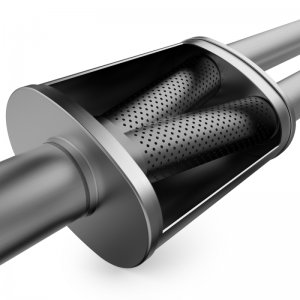 Ford Mustang Performance Exhaust - Rear - Magnaflow - Axle Back, Competition Series - `18-`23