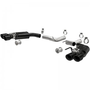 Ford Mustang Performance Exhaust - Rear - Magnaflow - Competition Series Axle-Back - Black - `18-`23