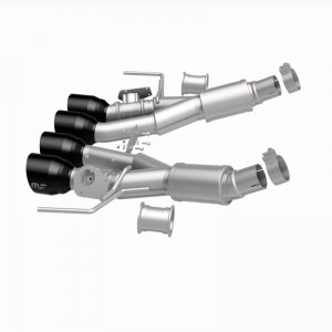 Chevrolet Corvette Performance Exhaust - Rear - Magnaflow - NEO Series Cat-Back - Black Chrome - `14-`19