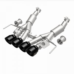 Chevrolet Corvette Performance Exhaust - Rear - Magnaflow - NEO Series Cat-Back - Black Chrome - `14-`19