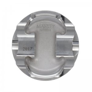 Nissan 350Z Piston Set - Manley Performance - Stroker 81.4mm 95.75mm +.25mm Bore 8.5:1 Dish with Rings - `03-`07