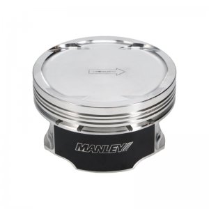 Nissan 350Z Piston Set - Manley Performance - Stroker 81.4mm 95.75mm +.25mm Bore 8.5:1 Dish with Rings - `03-`07