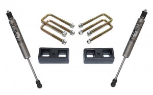 Toyota Tacoma Suspension Lift Kit - Rear - Maxtrac - 2 in. with Lift Blocks, U-Bolts, Fox Rear Shocks - `05-`18