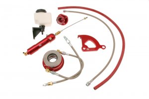 Ford Mustang Hydraulic Conversion Kit - McLeod Racing - With 24in Line AN-4 Double Male Fitting - 2004