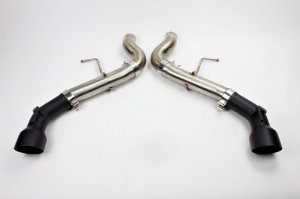 Chevrolet Camaro SS Performance Exhaust - Mishimoto - Axle Back, Dual-Tip Race - Black - `16-`24