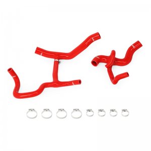 Chevrolet Camaro V6 Silicone Radiator Hose Kit - Upper and Lower - Mishimoto - HD Cooling Package - Red - 2016