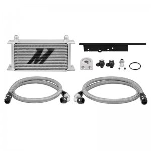 Nissan 350Z Oil Cooler Kit - Mishimoto - 19-row stacked-plate - `03-`09