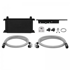 Nissan 350Z Oil Cooler Kit - Mishimoto - 19-row stacked-plate - `03-`09