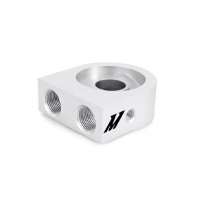 Nissan 350Z Oil Cooler Kit - Mishimoto - 19-row stacked-plate with optional thermostatic sandwich plate - Black - `03-`09