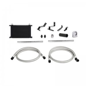 Chevrolet Camaro LT Oil Cooler Kit - Front - Mishimoto - Direct-Fit, Thermostatic/Non-Thermostatic - Black - `16-`17