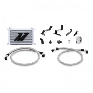 Chevrolet Camaro SS Oil Cooler Kit - Mishimoto - 25-row Stacked Plate - Silver - `16-`17