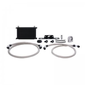 Chevrolet Camaro SS Oil Cooler Kit - Front - Mishimoto - Non-Thermostatic - Black - `10-`15