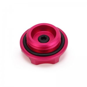 Subaru BRZ Oil Filler Cap - Mishimoto - Billet CNC-machined, Limited Edition - Pink - `13-`14