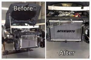 Nissan GT-R Radiator - Mishimoto - Performance Aluminum - `09-`13