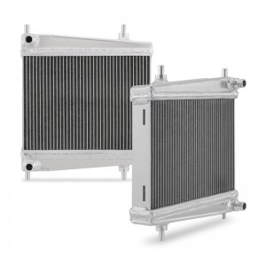 Toyota GR Supra Auxiliary Radiators - Mishimoto - Performance Aluminum - Polished - 2020