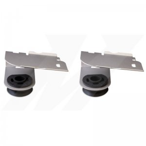 Ford Mustang Radiator Stay Set - Mishimoto - Aluminum - `01-`04