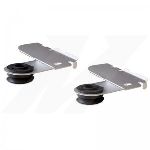 Ford Mustang Radiator Stay Set - Mishimoto - Aluminum - `01-`04